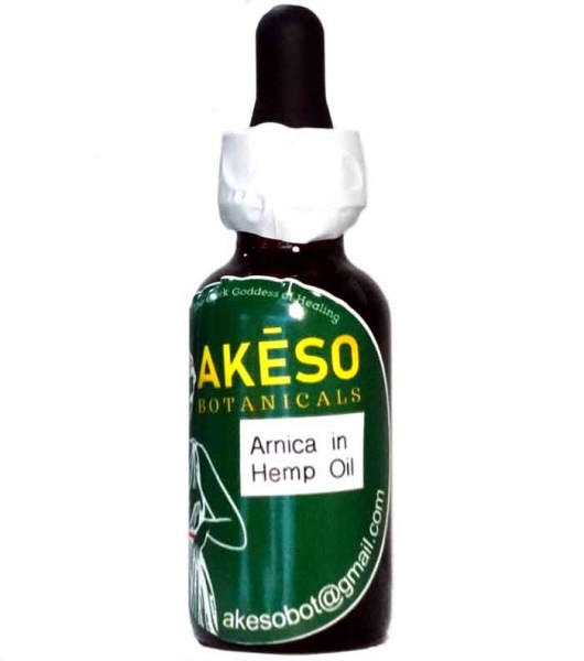 Arnica in Hemp Oil 1oz.