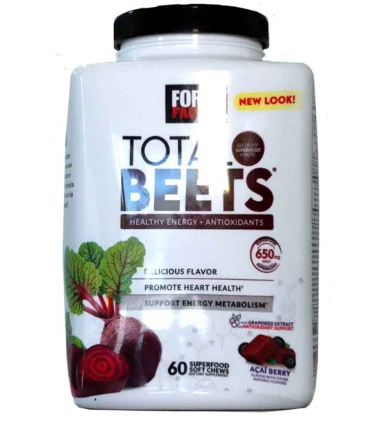 Force Factor Total Beets 60 Soft Chews