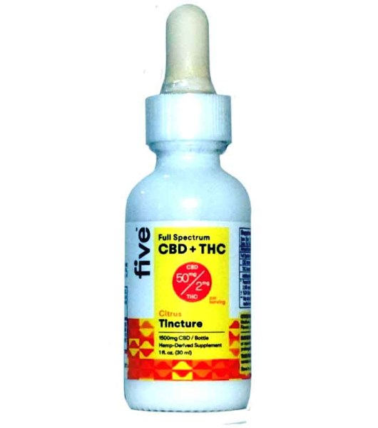 Full Spectrum CBD+THC Citrus Tincture 1oz