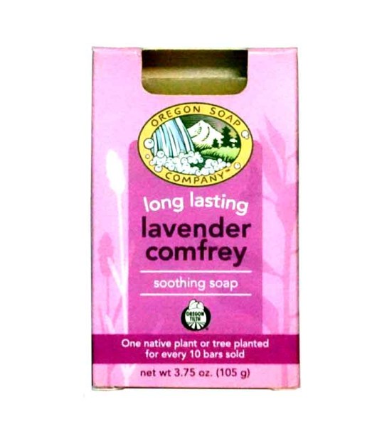 Long Lasting Lavender Comfrey Soothing Soap.