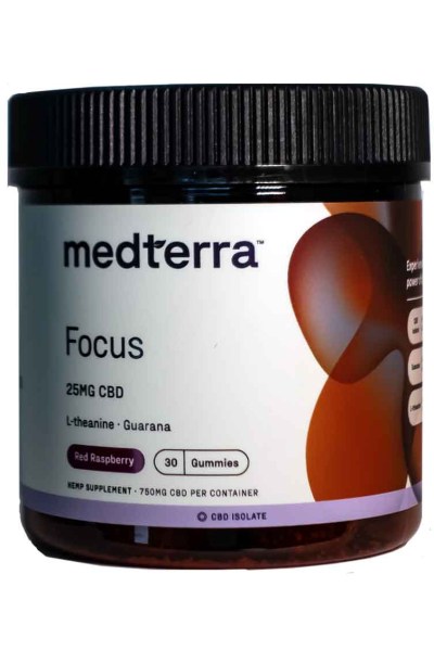 Medterra Focust 25mg CBD Gummies 30 count