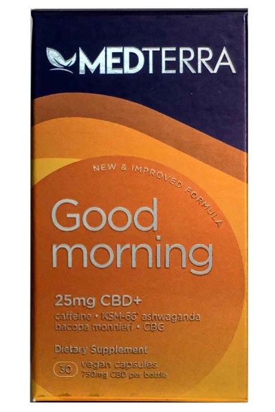 Medterra Good Morning CBD+ Capsules 30 count