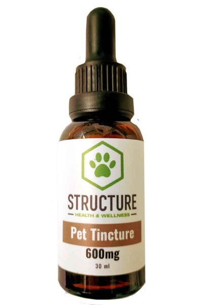 600mg CBD Structure Pet Tincture 1oz.