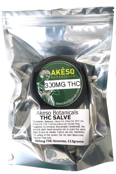 300mg THC Salve 4oz.